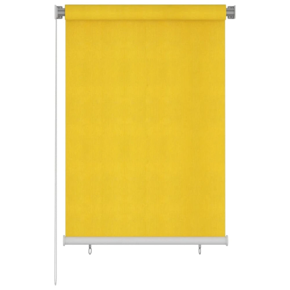 VIDAXL Store Roulant D'extérieur 100x140 Cm Jaune Pehd 1 VIDAXL Store Roulant D'extérieur 100x140 Cm Jaune Pehd