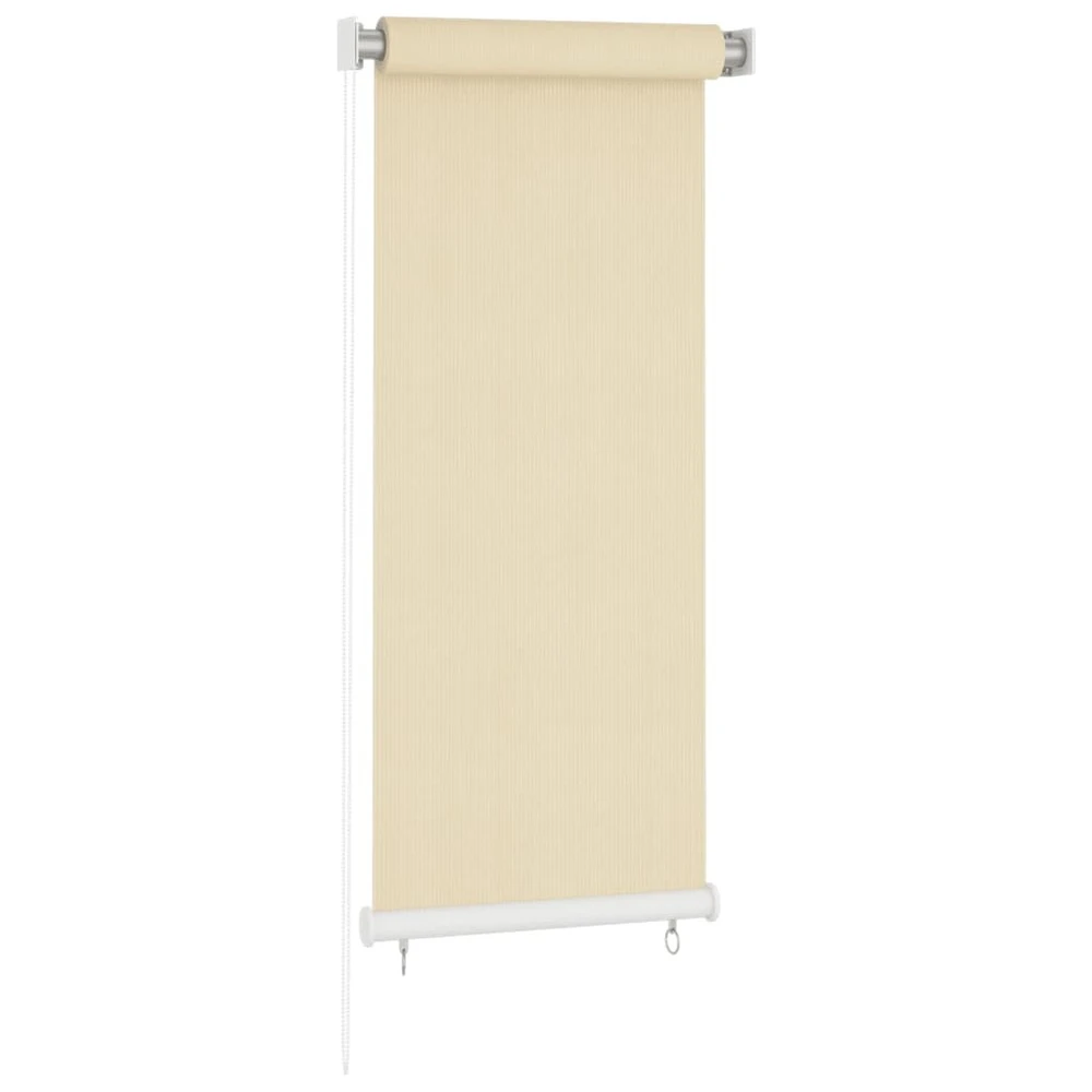 VIDAXL Store Roulant D'extérieur Crème 60x140 Cm Pehd 1 VIDAXL Store Roulant D'extérieur Crème 60x140 Cm Pehd