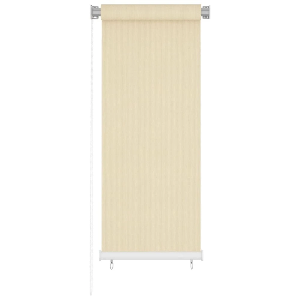 VIDAXL Store Roulant D'extérieur Crème 60x140 Cm Pehd 2 VIDAXL Store Roulant D'extérieur Crème 60x140 Cm Pehd – Image 2