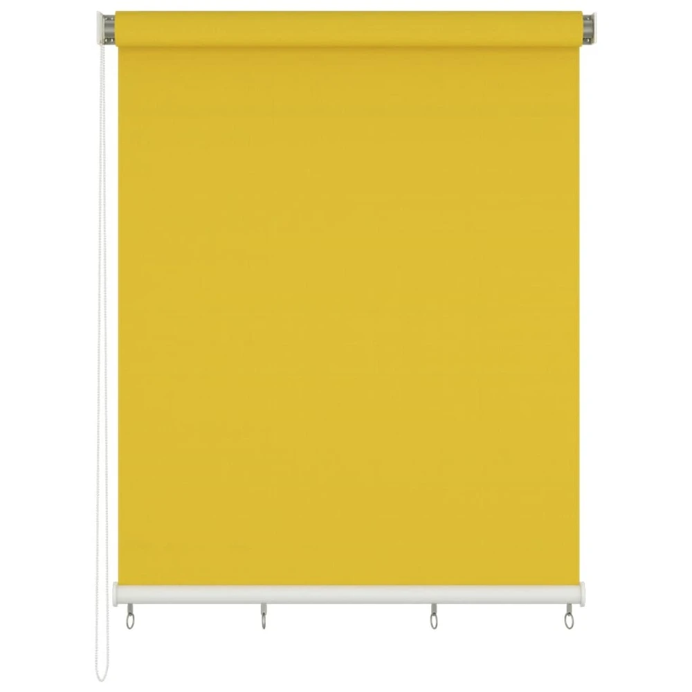 VIDAXL Store Roulant D'extérieur 220x140 Cm Jaune 2 VIDAXL Store Roulant D'extérieur 220x140 Cm Jaune – Image 2