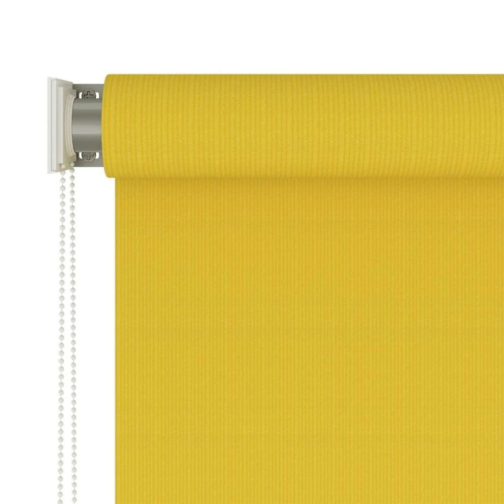 VIDAXL Store Roulant D'extérieur 220x140 Cm Jaune 3 VIDAXL Store Roulant D'extérieur 220x140 Cm Jaune – Image 3
