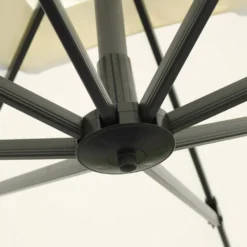 Parasol Déporté 3x3m Et 4 Dalles Lestées Aluminium Blanc 7 Parasol Déporté 3x3m Et 4 Dalles Lestées Aluminium Blanc -Konst Decor Magasin 6496c97757fff3.67954762