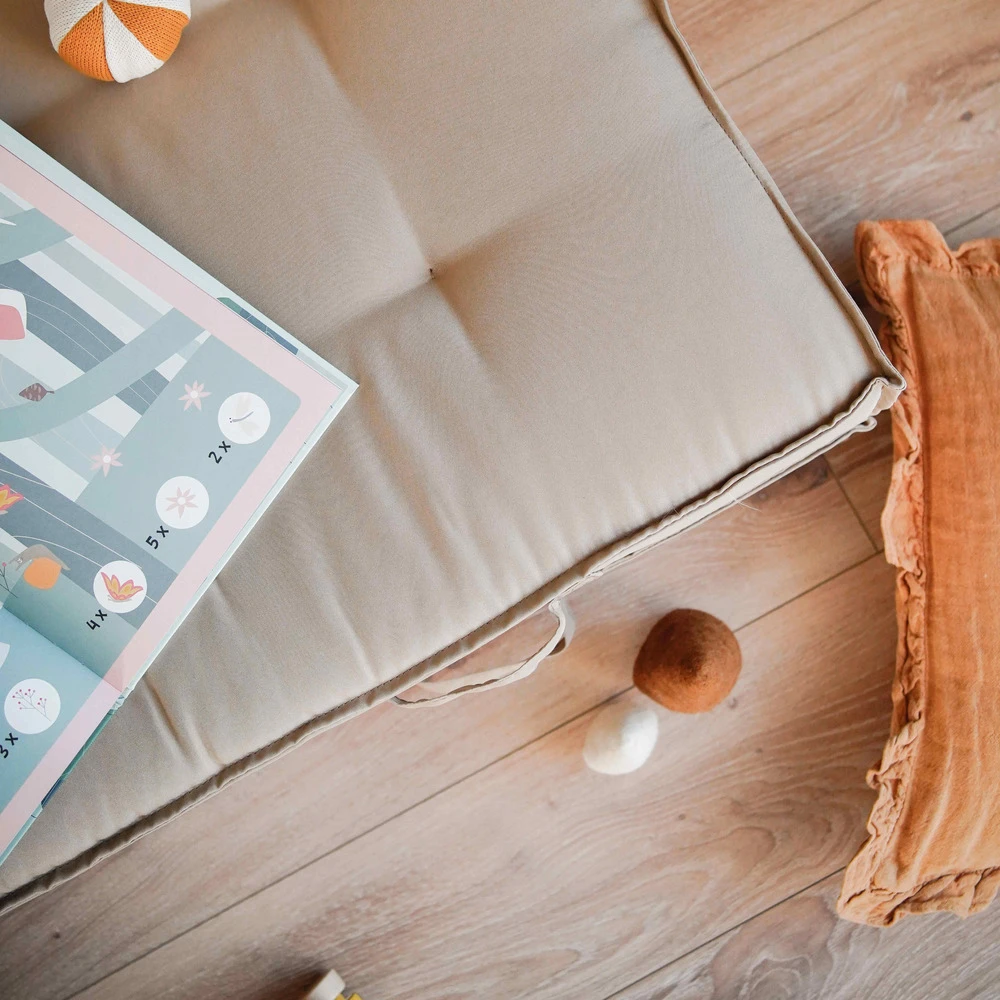 Coussin Palette Dossier Polyester écru 60 X 40 X 12 Cm 6 Coussin Palette Dossier Polyester écru 60 X 40 X 12 Cm – Image 6