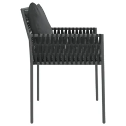 VIDAXL Chaises De Jardin Avec Coussins Lot De 2 Noir 54x61x83 Cm Rotin 11 VIDAXL Chaises De Jardin Avec Coussins Lot De 2 Noir 54x61x83 Cm Rotin -Konst Decor Magasin 6672cf06c9d75030