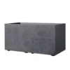 Pot Rectangle Millenium En Plastique Anthracite L.79 X P.39,5 X H.39cm