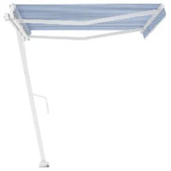 VIDAXL Auvent Automatique Sur Pied 400x300 Cm Bleu Et Blanc 12 VIDAXL Auvent Automatique Sur Pied 400x300 Cm Bleu Et Blanc -Konst Decor Magasin 69caac5a2fea5364