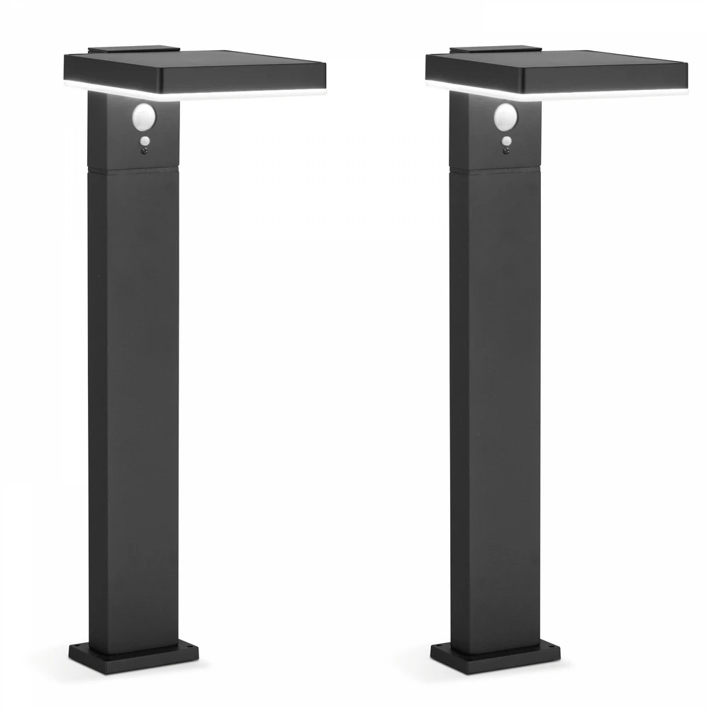 Lot De 2 Bornes à Fixer Solaire Led 1 Lot De 2 Bornes à Fixer Solaire Led