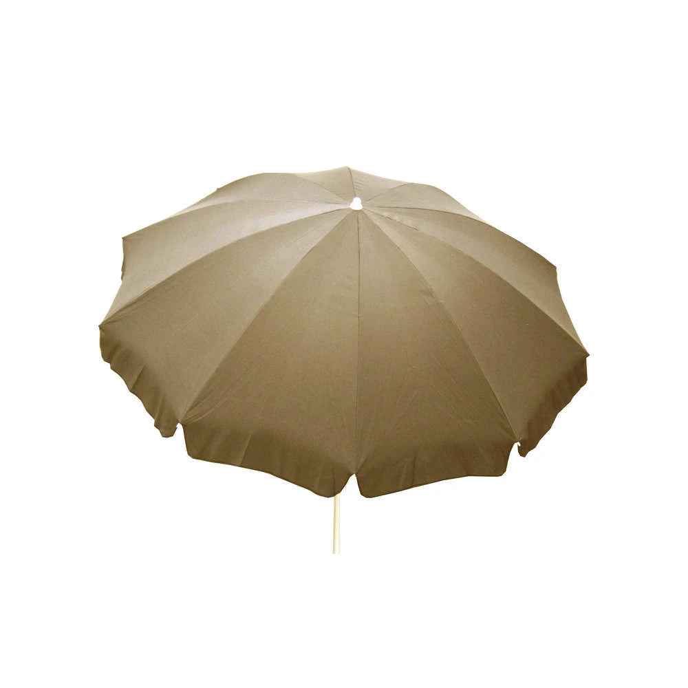 Parasol Monte Carlo En Toile Taupe - D180 Cm 1 Parasol Monte Carlo En Toile Taupe - D180 Cm