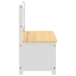 VIDAXL Banc De Rangement Pour Enfants Blanc Et Beige 60x30x55 Cm Mdf 10 VIDAXL Banc De Rangement Pour Enfants Blanc Et Beige 60x30x55 Cm Mdf -Konst Decor Magasin 7e28478c0c743eac