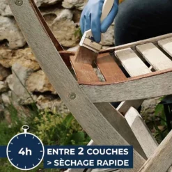 Huile Rénovatrice Teinte Teck Pour Mobilier En Bois Grisé 750 Ml 9 Huile Rénovatrice Teinte Teck Pour Mobilier En Bois Grisé 750 Ml -Konst Decor Magasin 809244 004