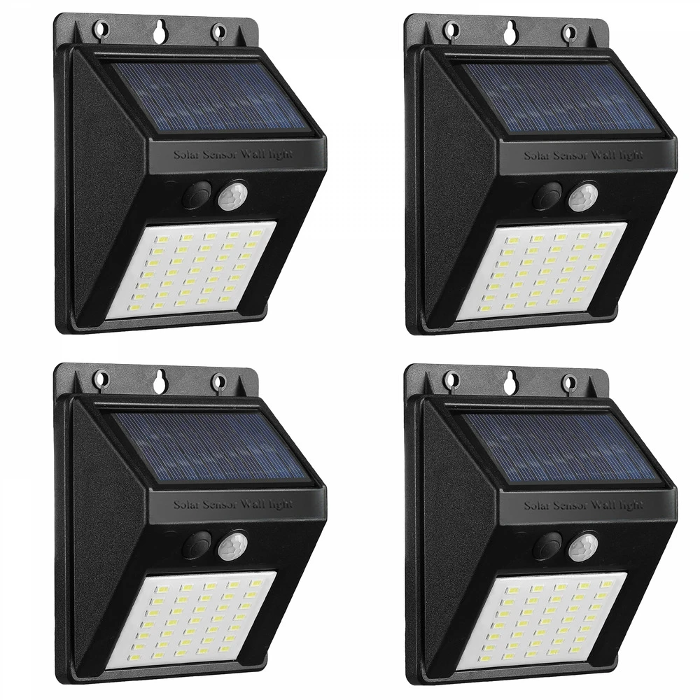 Lot De 4 Appliques Solaire Led Mural 1 Lot De 4 Appliques Solaire Led Mural