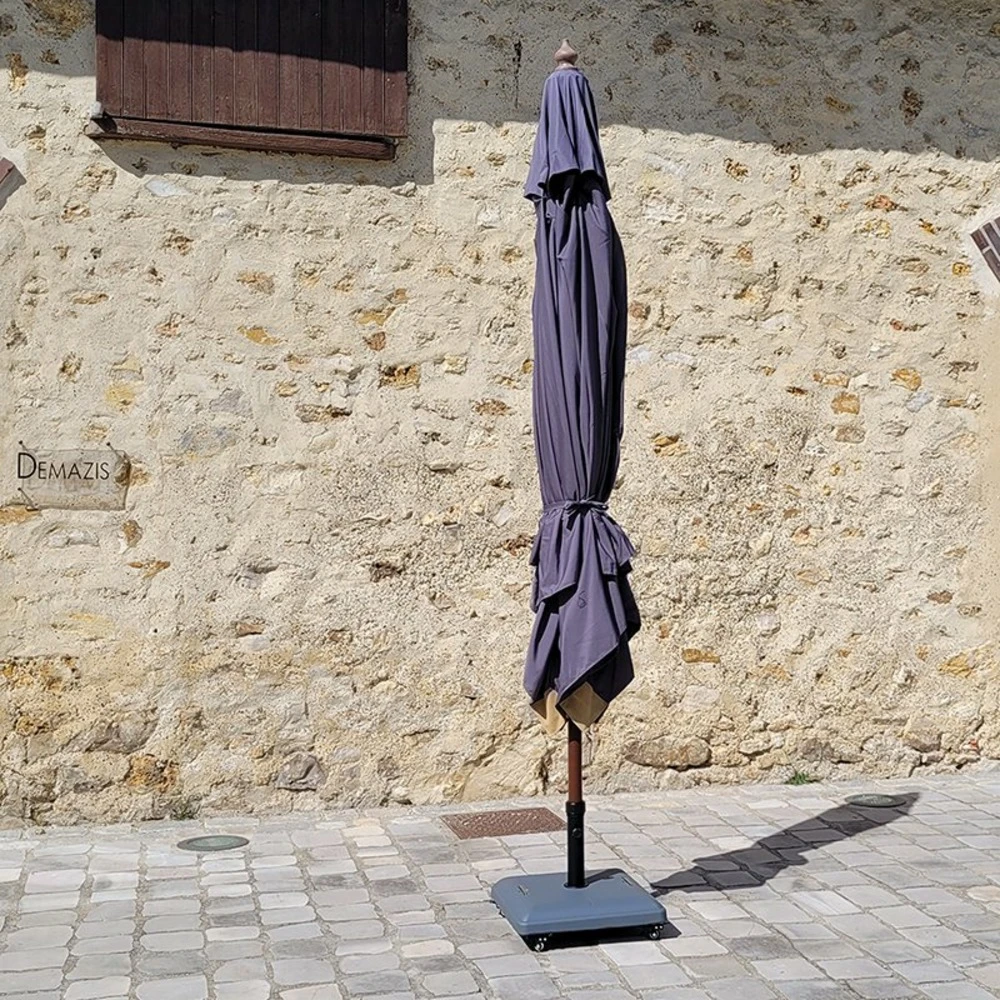 Parasol Droit 3x3 M Gris Pegasia 5 Parasol Droit 3x3 M Gris Pegasia – Image 5