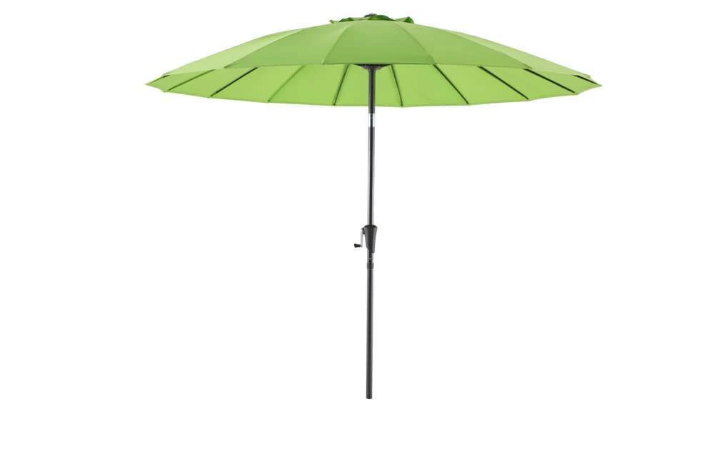 Parasol Shanghai En Toile Verte Avec Protection UV - D270 Cm 1 Parasol Shanghai En Toile Verte Avec Protection UV - D270 Cm