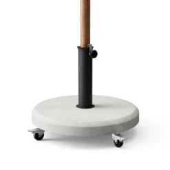 Pied Parasol HALTER Béton Moulé Anthracite 30 Kg Concept Haltère