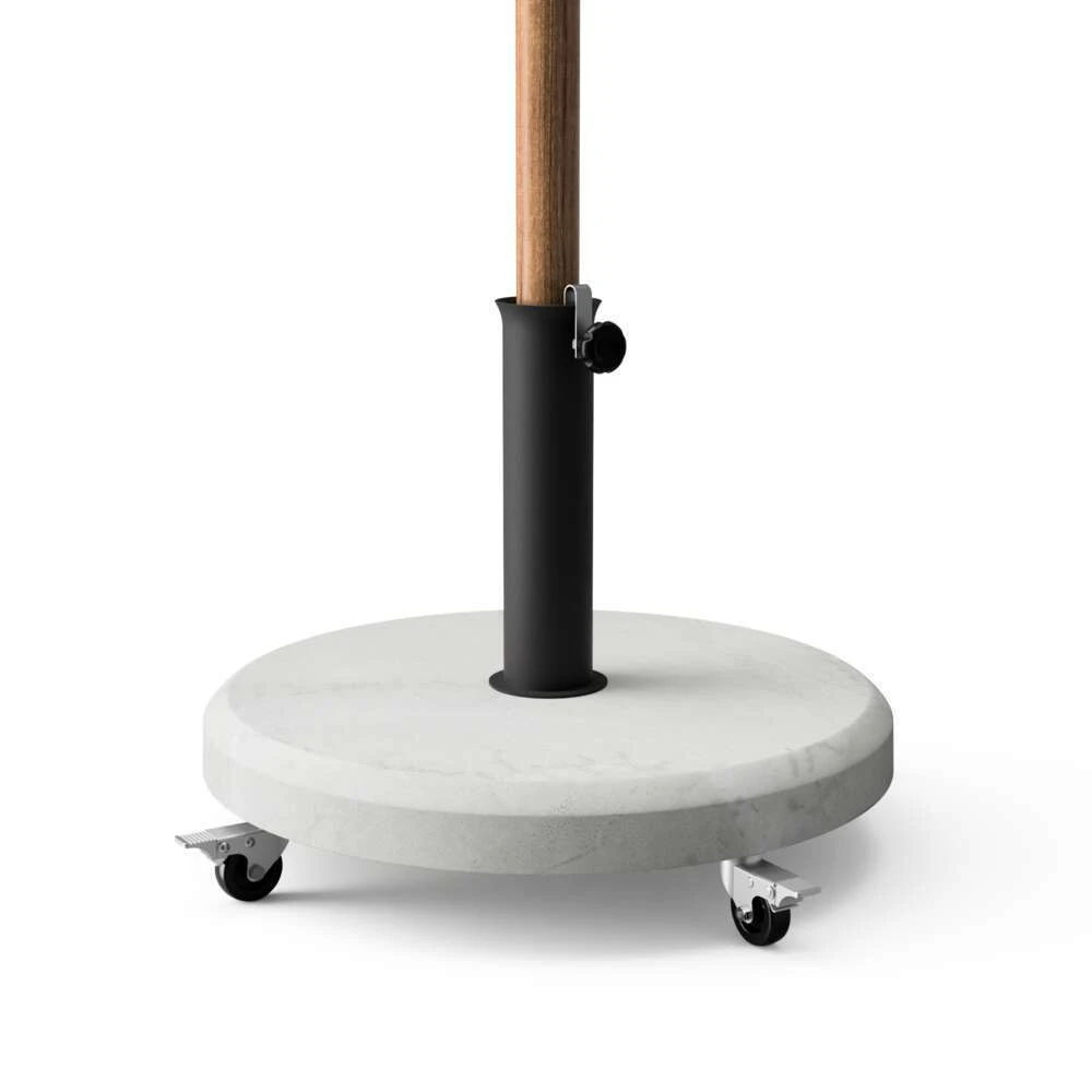 Pied Parasol HALTER Béton Moulé Anthracite 30 Kg Concept Haltère 1 Pied Parasol HALTER Béton Moulé Anthracite 30 Kg Concept Haltère