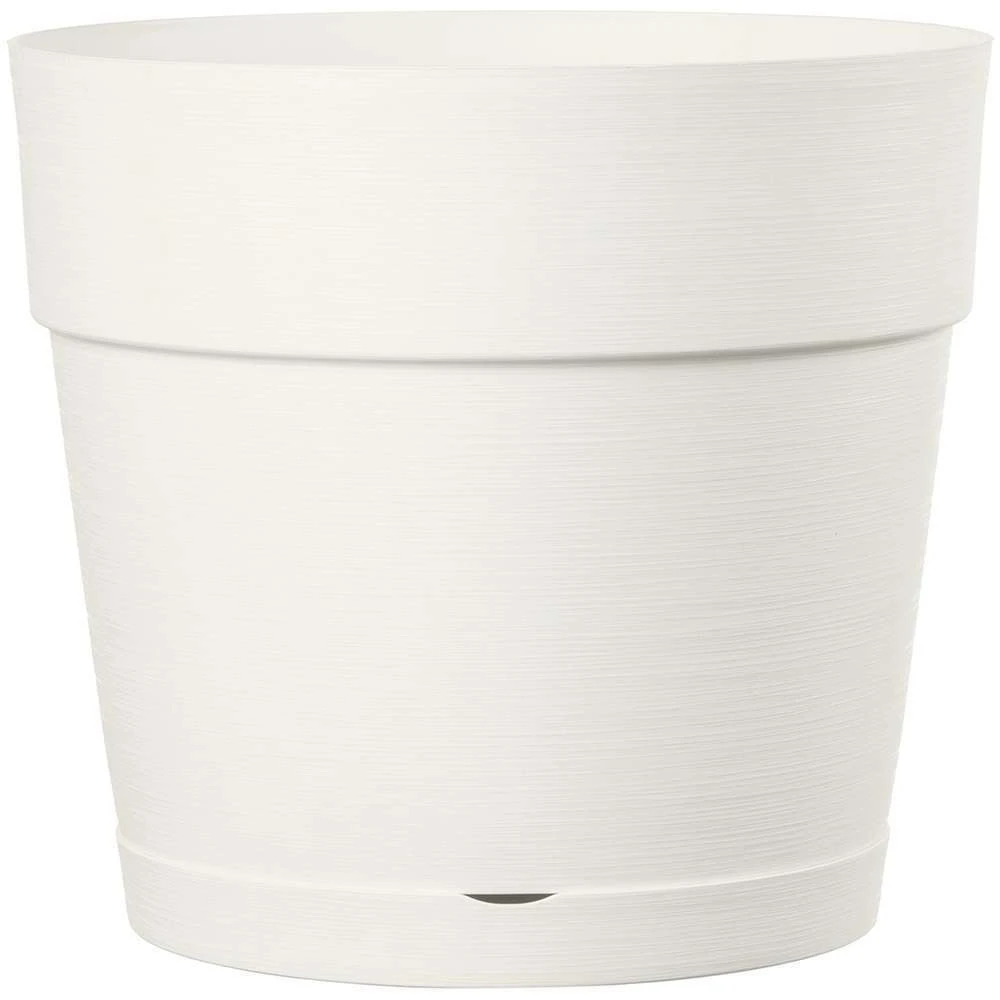 Pot Vaso Save R à Réserve D'eau En Plastique Bianco Ø29cm 1 Pot Vaso Save R à Réserve D'eau En Plastique Bianco Ø29cm