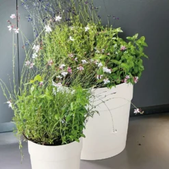 Pot Vaso Save R à Réserve D'eau En Plastique Bianco Ø29cm 6 Pot Vaso Save R à Réserve D'eau En Plastique Bianco Ø29cm -Konst Decor Magasin 907981 005