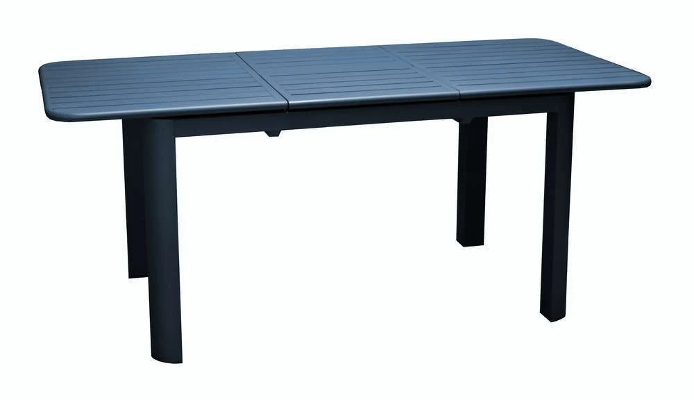 Table Rectangle Extensible Eos En Aluminium Bleue L.130x L.80.H.74cm 2 Table Rectangle Extensible Eos En Aluminium Bleue L.130x L.80.H.74cm – Image 2