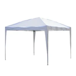 OUTSUNNY Tonnelle Barnum Pliant Blanc - L300xl300xH255cm 5 OUTSUNNY Tonnelle Barnum Pliant Blanc - L300xl300xH255cm -Konst Decor Magasin 943078 001