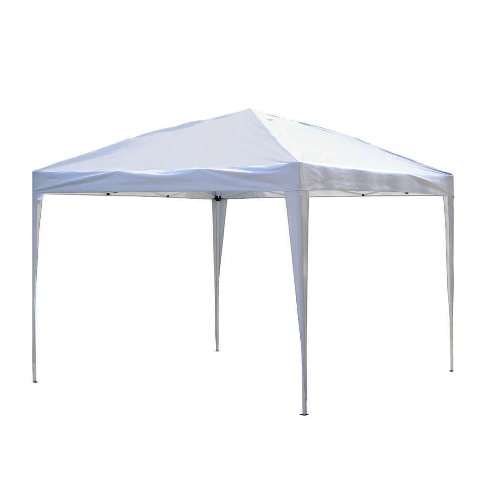 OUTSUNNY Tonnelle Barnum Pliant Blanc - L300xl300xH255cm 3 OUTSUNNY Tonnelle Barnum Pliant Blanc - L300xl300xH255cm – Image 3