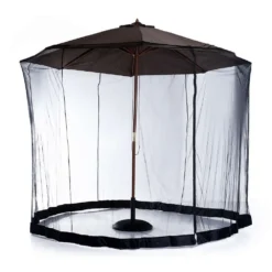 OUTSUNNY Moustiquaire Cylindrique Pour Parasol - Diam. 3m 9 OUTSUNNY Moustiquaire Cylindrique Pour Parasol - Diam. 3m -Konst Decor Magasin 943249 001