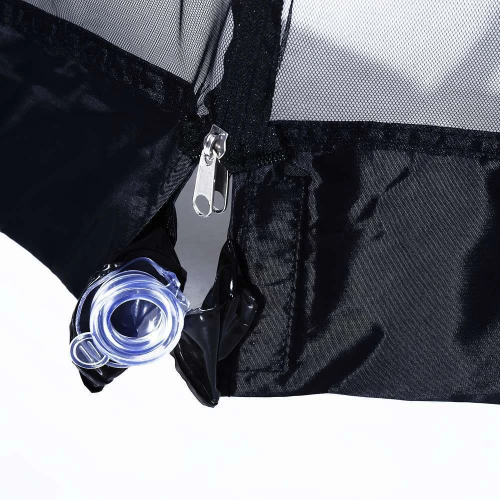 OUTSUNNY Moustiquaire Cylindrique Pour Parasol - Diam. 3m 3 OUTSUNNY Moustiquaire Cylindrique Pour Parasol - Diam. 3m – Image 3