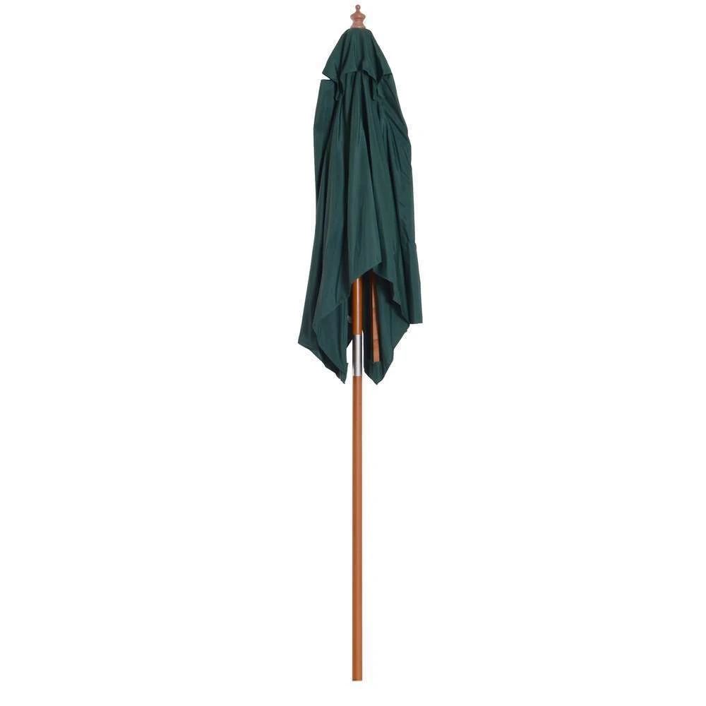 OUTSUNNY Parasol Rectangulaire Inclinable Vert - 200x150x230cm 3 OUTSUNNY Parasol Rectangulaire Inclinable Vert - 200x150x230cm – Image 3