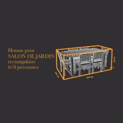 Housse Protection Salon De Jardin 6/8 Personnes 6 Housse Protection Salon De Jardin 6/8 Personnes -Konst Decor Magasin 953144 2033257