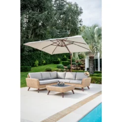 Canapé D’angle 5 Places RIVIERA En Polyrotin Miel/gris - 89x145x75 Cm 13 Canapé D’angle 5 Places RIVIERA En Polyrotin Miel/gris - 89x145x75 Cm -Konst Decor Magasin 954115 2107179