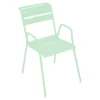 Fauteuil Bridge Monceau Vert Opaline 52X 85 H 64,5 Cm