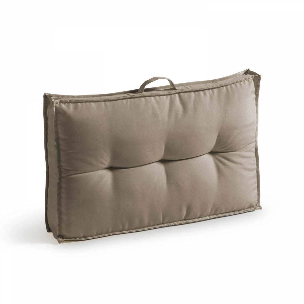 Coussin Palette Dossier Polyester Taupe 60 X 40 X 12 Cm 1 Coussin Palette Dossier Polyester Taupe 60 X 40 X 12 Cm