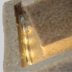 Fontaine Bouddha Debout En Pierre Reconstituée Avec Led -Konst Decor Magasin a270ddefd5d20aac