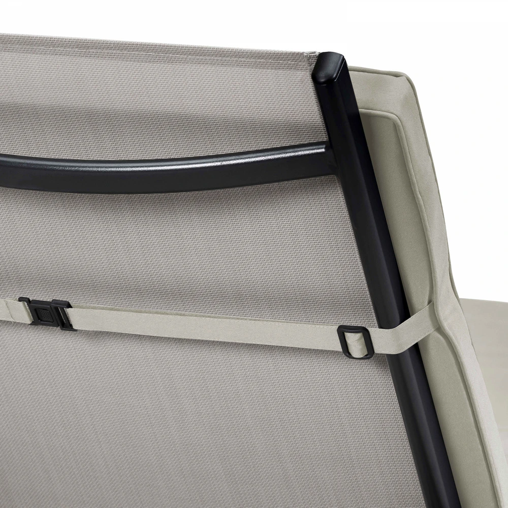 Lot De 2 Coussins Bain De Soleil Polyester écru 186x53x5 Cm 6 Lot De 2 Coussins Bain De Soleil Polyester écru 186x53x5 Cm – Image 6