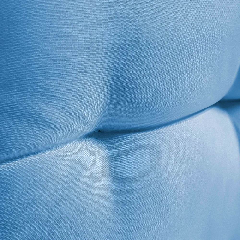 Coussin Palette Dossier Polyester Bleu 60 X 40 X 12 Cm 4 Coussin Palette Dossier Polyester Bleu 60 X 40 X 12 Cm – Image 4