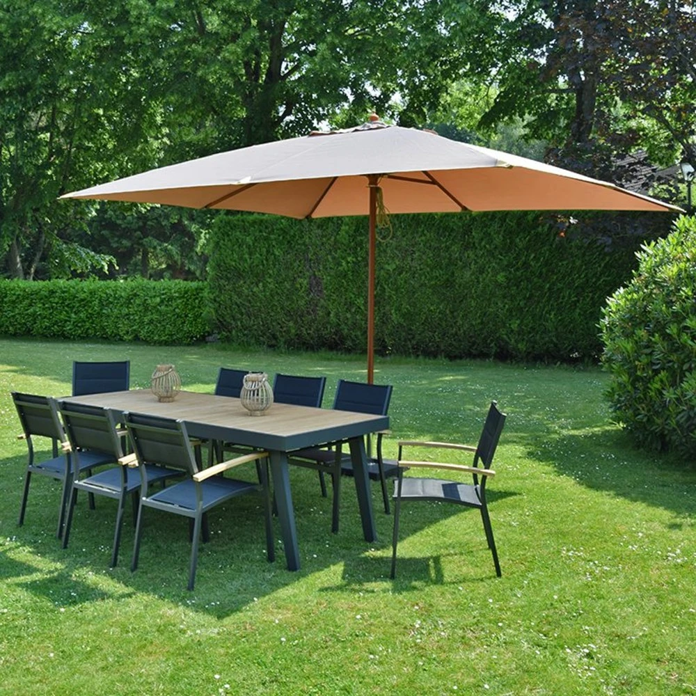 Parasol Droit 4x3 M Taupe Pegasia 4 Parasol Droit 4x3 M Taupe Pegasia – Image 4