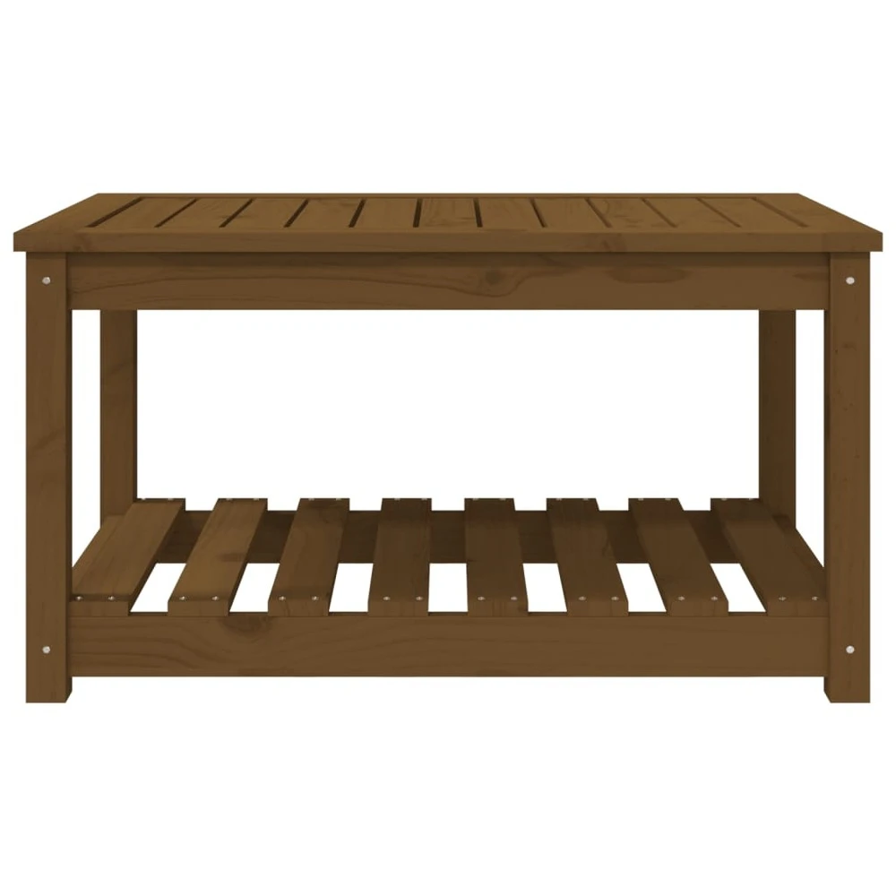 VIDAXL Table De Jardin Marron Miel 82,5x50,5x45 Cm Bois Massif De Pin 5 VIDAXL Table De Jardin Marron Miel 82,5x50,5x45 Cm Bois Massif De Pin – Image 5