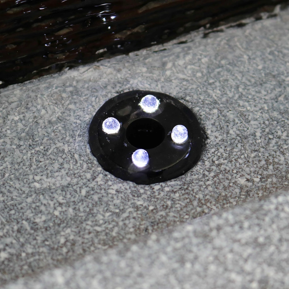 Fontaine Visage De Bouddha En Pierre Reconstituée Avec Led 5 Fontaine Visage De Bouddha En Pierre Reconstituée Avec Led – Image 5