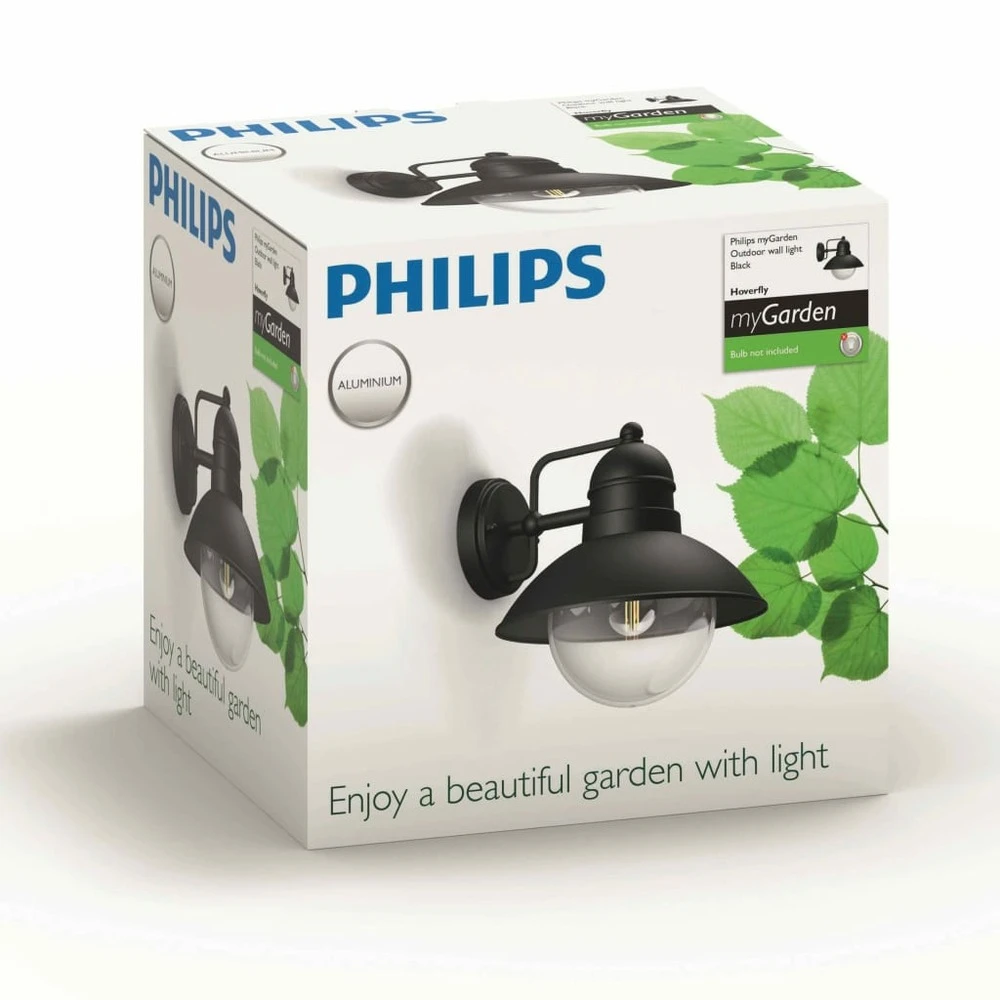 Philips Mygarden Applique Murale Hoverfly 1x60 W Noir 1723730pn 6 Philips Mygarden Applique Murale Hoverfly 1x60 W Noir 1723730pn – Image 6