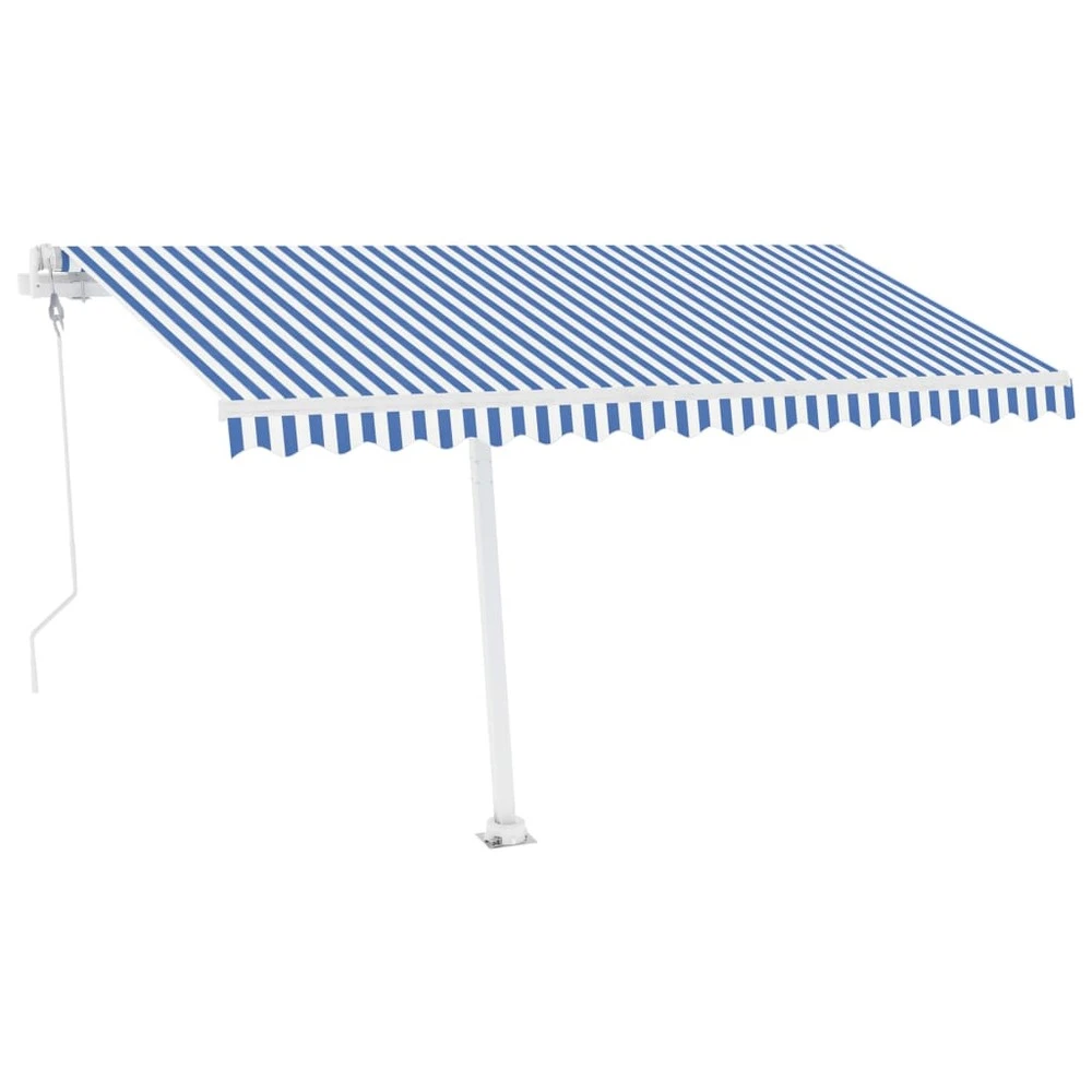 VIDAXL Auvent Automatique Sur Pied 400x300 Cm Bleu Et Blanc 1 VIDAXL Auvent Automatique Sur Pied 400x300 Cm Bleu Et Blanc