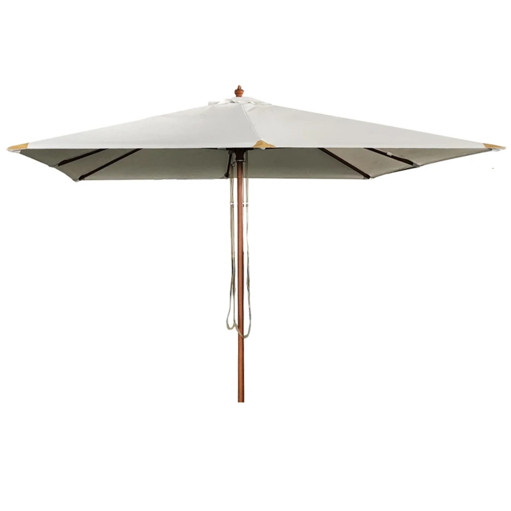 Parasol Droit 3x3 M écru Pegasia 2 Parasol Droit 3x3 M écru Pegasia – Image 2