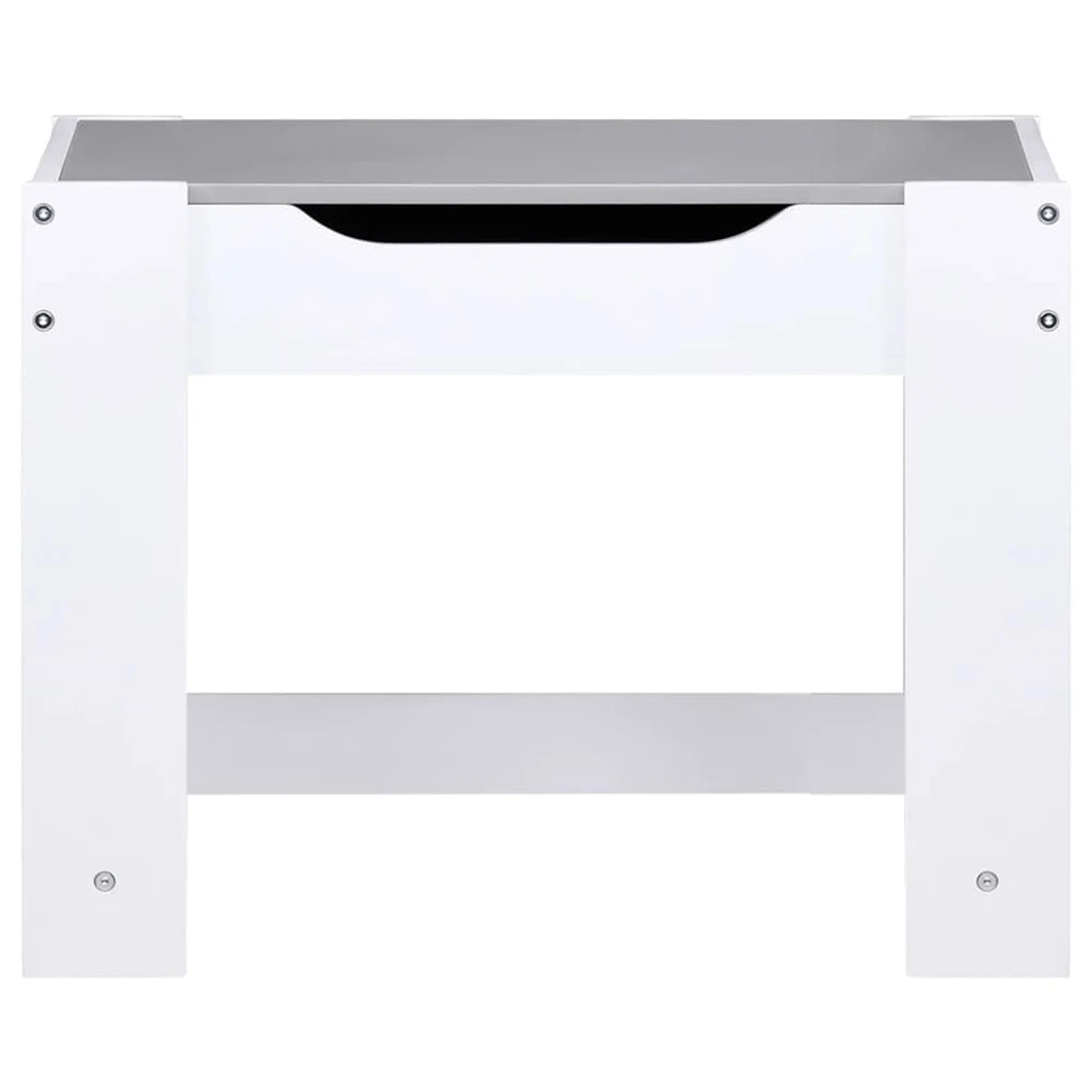 VIDAXL Table Pour Enfants Avec 2 Chaises Blanc Mdf 6 VIDAXL Table Pour Enfants Avec 2 Chaises Blanc Mdf – Image 6