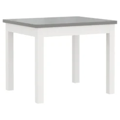 VIDAXL Ensemble De Table Et Chaises Enfants 3 Pcs Blanc Et Gris Mdf 12 VIDAXL Ensemble De Table Et Chaises Enfants 3 Pcs Blanc Et Gris Mdf -Konst Decor Magasin c599939bc2181727
