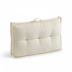 Coussin Palette Dossier Polyester écru 60 X 40 X 12 Cm