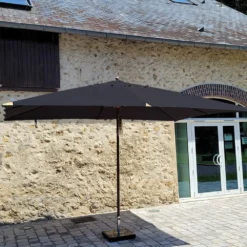 Parasol Droit 4x3 M Noir Pegasia