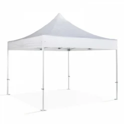 Tente Pliante M2 En Aluminium 3x3m 480g/m² 50mm Blanc