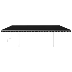 VIDAXL Auvent Manuel Rétractable Avec Poteaux 6x3,5 M Anthracite 9 VIDAXL Auvent Manuel Rétractable Avec Poteaux 6x3,5 M Anthracite -Konst Decor Magasin f396a6397ebcfa80