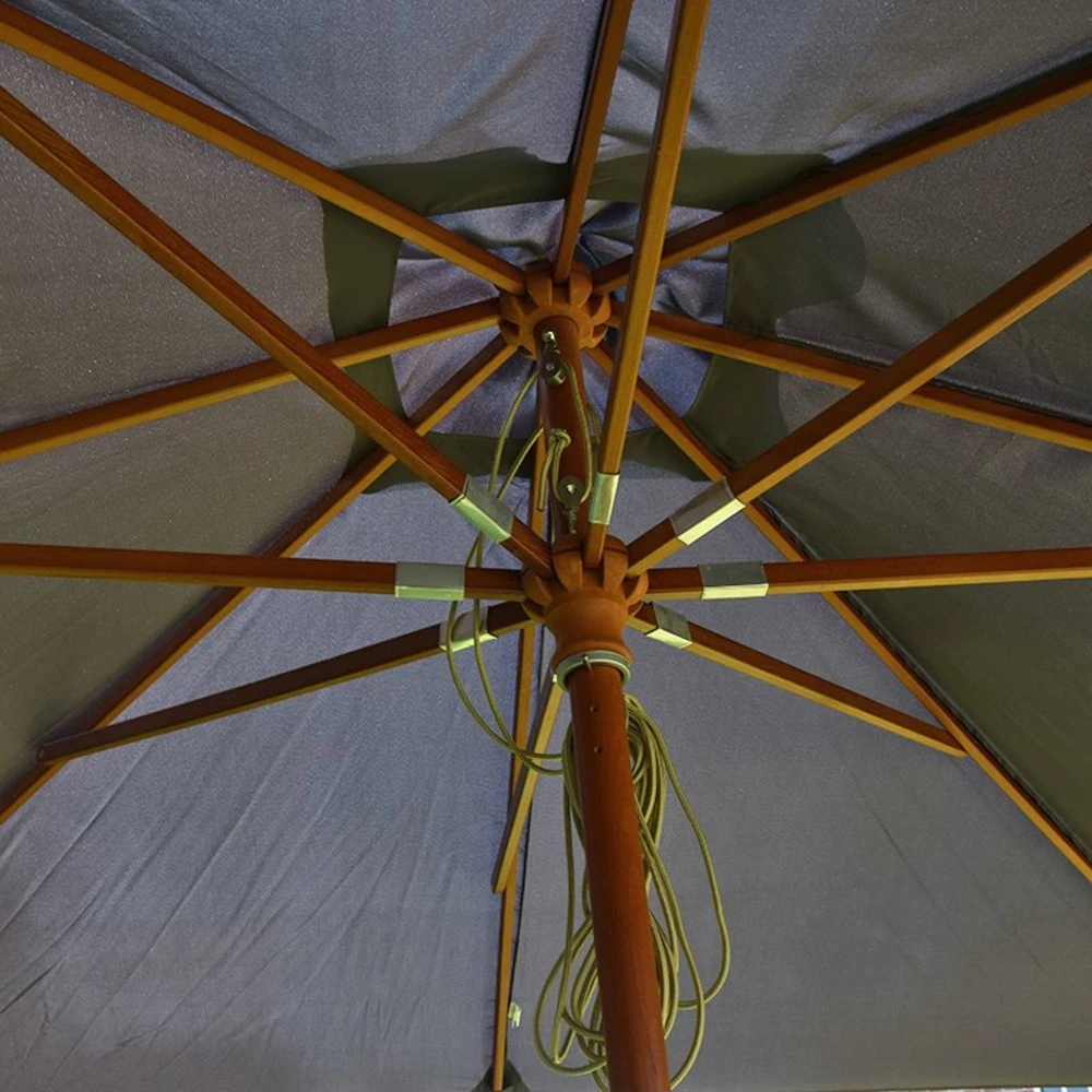 Parasol Droit 3x3 M Gris Pegasia 3 Parasol Droit 3x3 M Gris Pegasia – Image 3