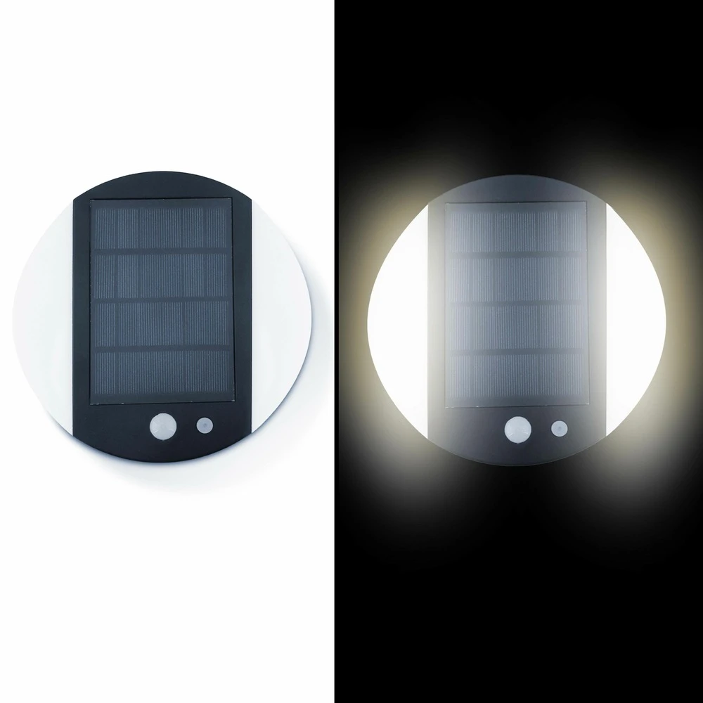 Applique Murale Solaire Led Aluminium Blanc 3 Applique Murale Solaire Led Aluminium Blanc – Image 3