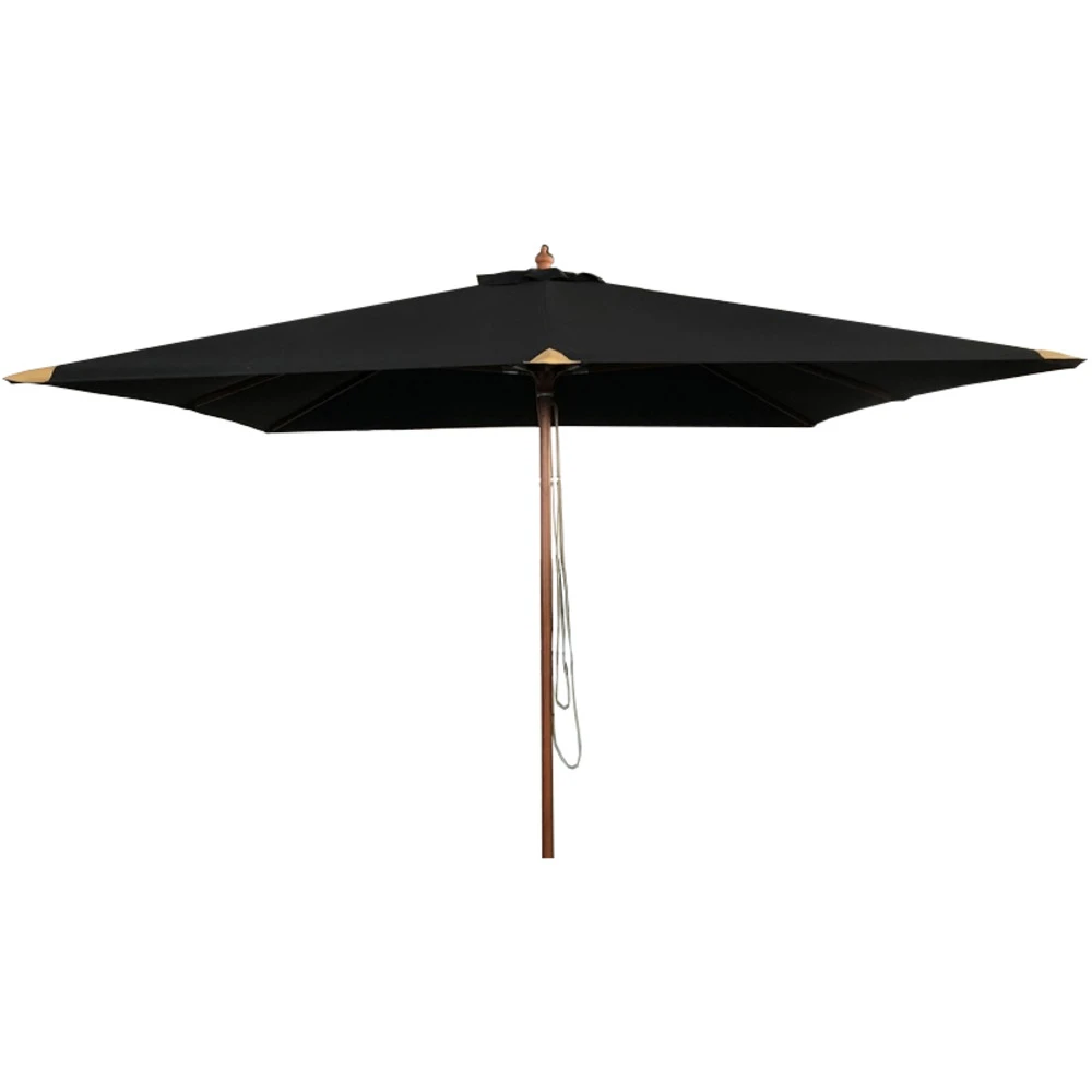 Parasol Droit 3x3 M Noir Pegasia 2 Parasol Droit 3x3 M Noir Pegasia – Image 2