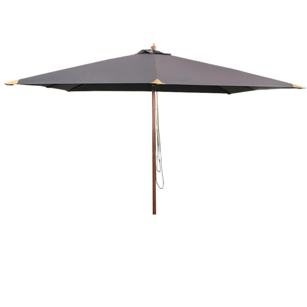 Parasol Droit 3x3 M Gris Pegasia 2 Parasol Droit 3x3 M Gris Pegasia – Image 2